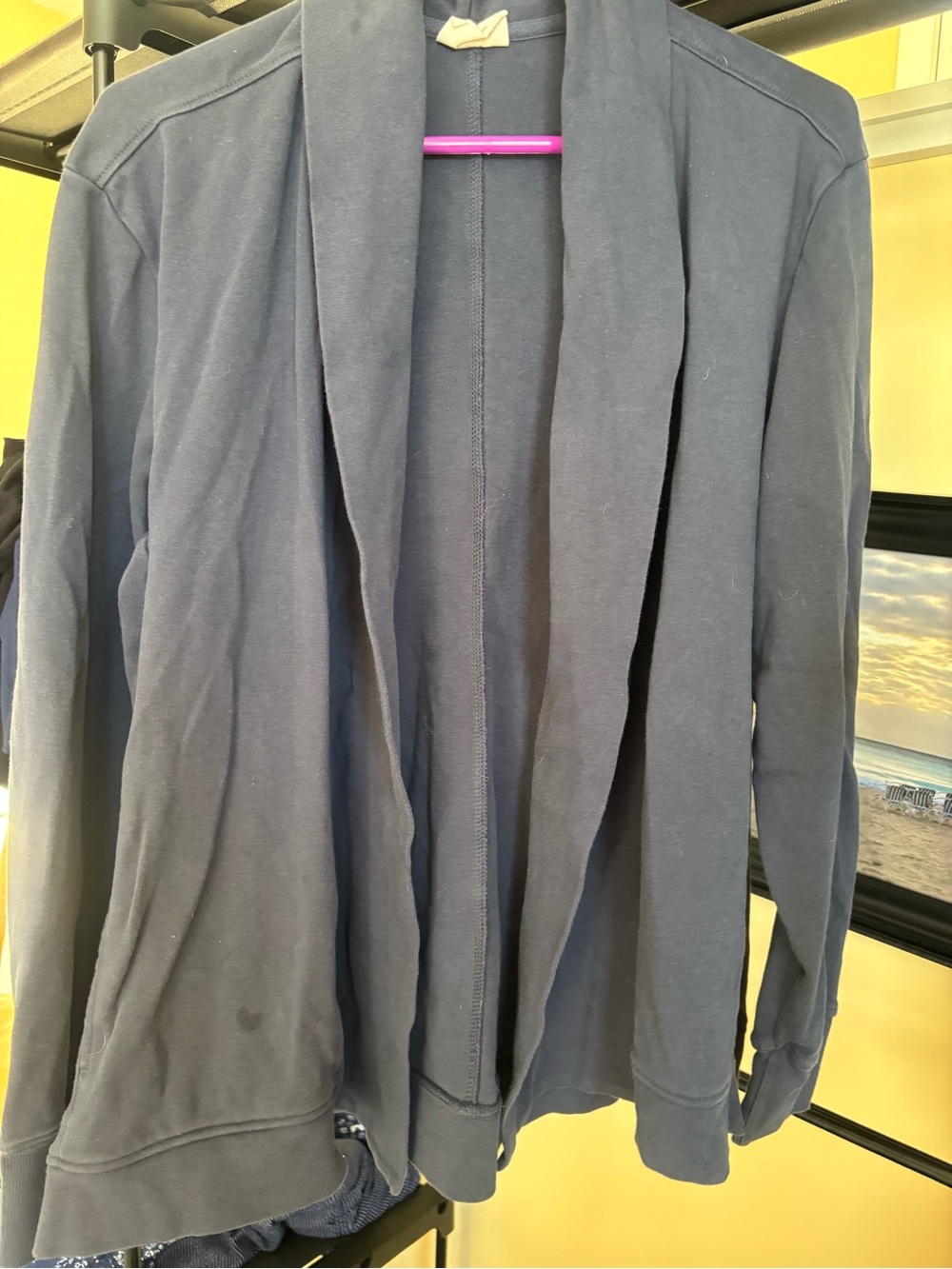 Pact Airplane Classic Open-Front Navy Women's Jacket